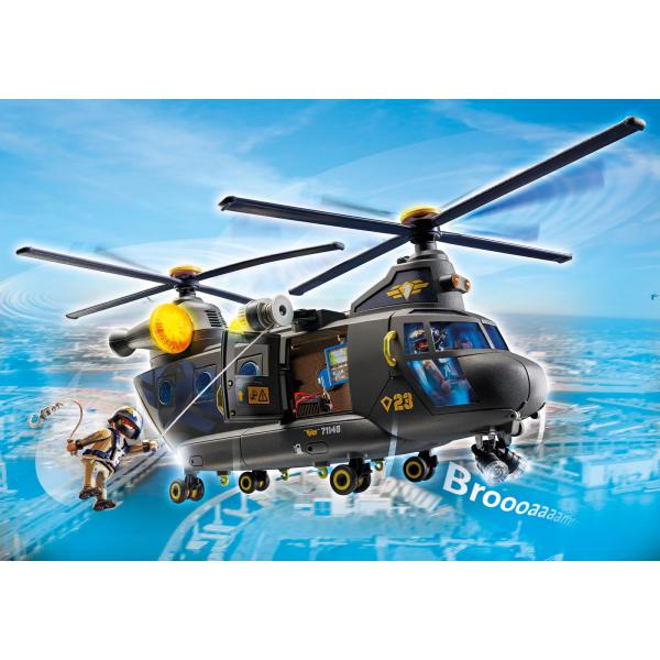 Set di giocattoli Playmobil Police Plane City Action Plastica - Image 3