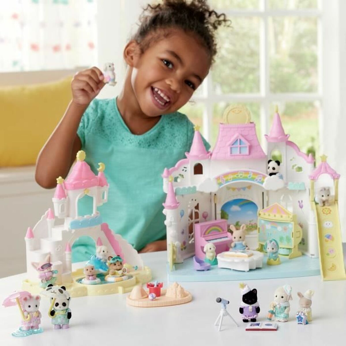 Accessori per Casa delle Bambole Sylvanian Families 5749 Nursery Friends Pool Fun trio - Image 3