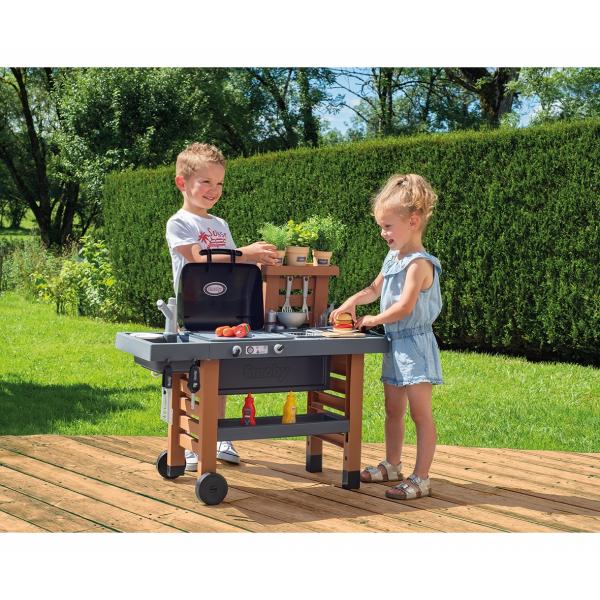 Cucina Giocattolo Smoby Garden Kitchen Barbecue 43 Pezzi - Image 3