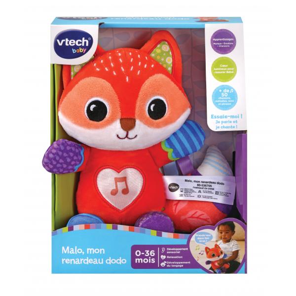 Peluche con Suono Vtech Baby Malo, my sleeping fox - Image 4