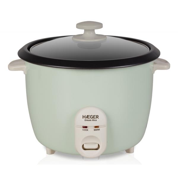cuociriso Haeger RC-18L.002A Verde Acciaio inossidabile Plastica 50 W