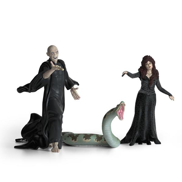 Personaggi d'Azione Schleich Voldemort, Nagini and Bellatrix (3 Unità)