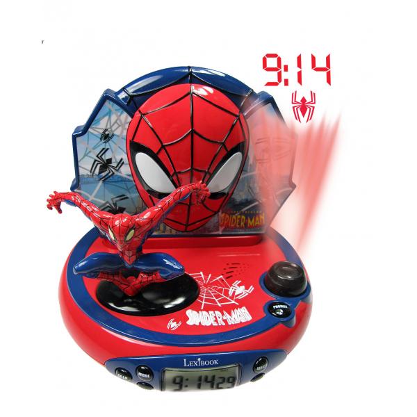 Orologio Sveglia Lexibook Spider-Man Proiettore
