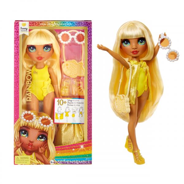 Baby doll Rainbow High Swim & Style Sunny (Yellow)