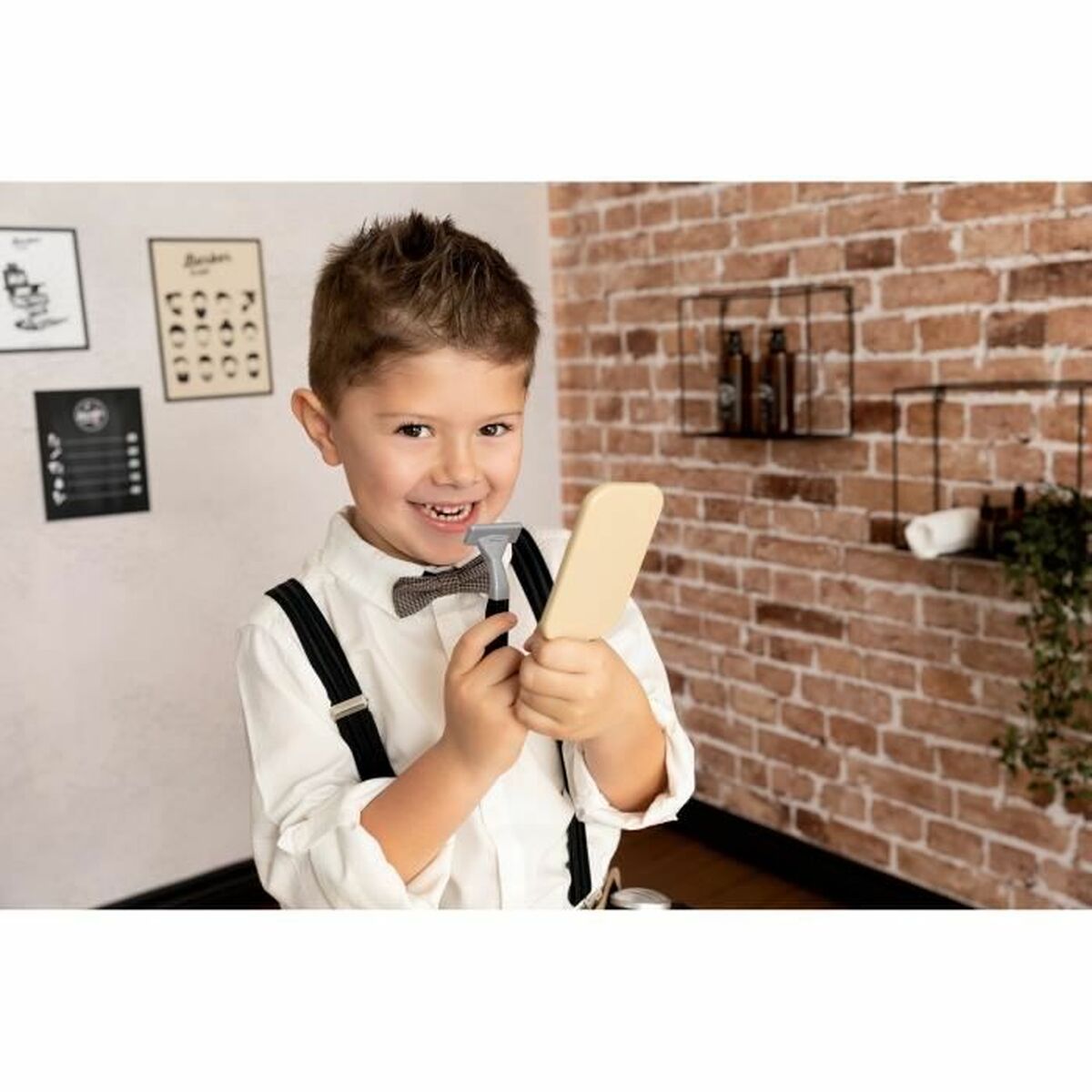 Set di Trucchi per Bambini Smoby BARBER & CUT BELT Nero - Image 5