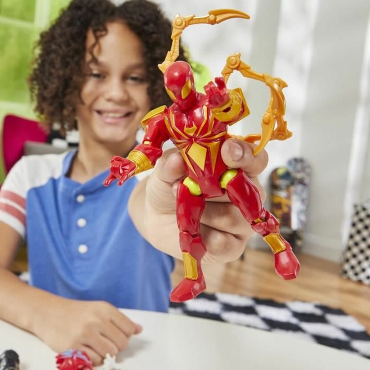 Statuetta Articolata Hasbro MixMashers Iron Spider Deluxe - Image 3