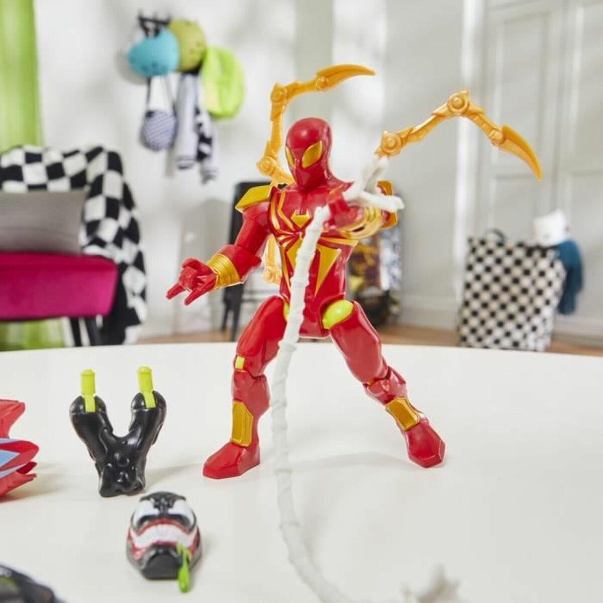 Statuetta Articolata Hasbro MixMashers Iron Spider Deluxe - Image 6
