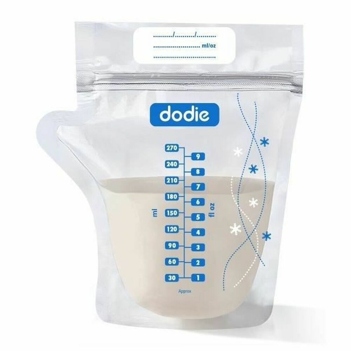 Sacchetti per Latte Materno Dodie (20 Unità)