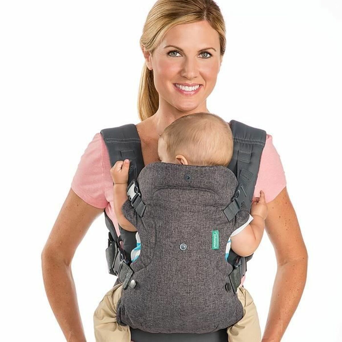 Zaino Porta bambino Infantino Grigio + 0 Mesi 14,5 kg - Image 4