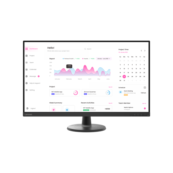 Monitor Lenovo D32-40 31,5" Full HD - Image 3