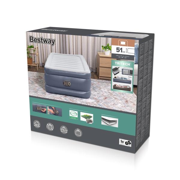 Materasso Gonfiabile Bestway 6713G Tritech™ 191 x 97 x 51 cm