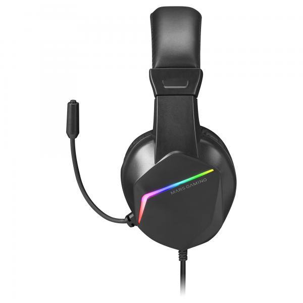 Auricolare con Microfono Gaming Mars Gaming MH122 Nero - Image 3