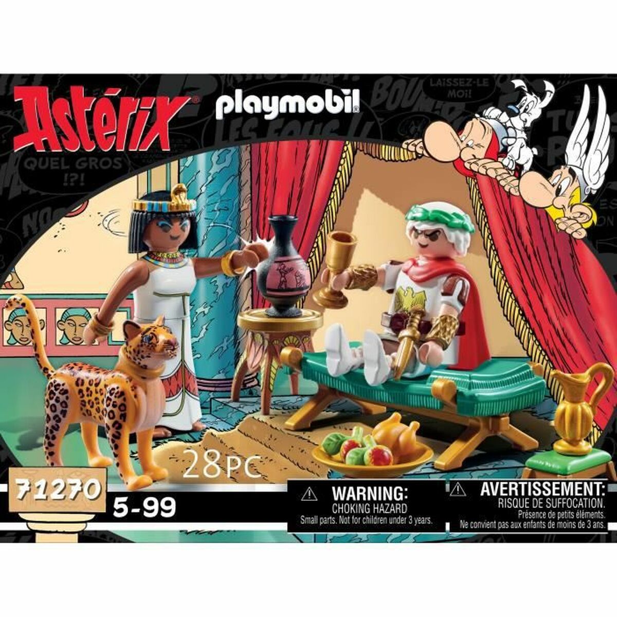 Playset Playmobil 71270 - Asterix: César and Cleopatra 28 Pezzi - Image 4
