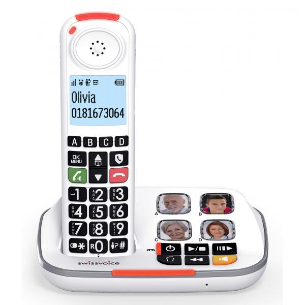 Telefono Senza Fili Swiss Voice Xtra 2355 Duo Bianco
