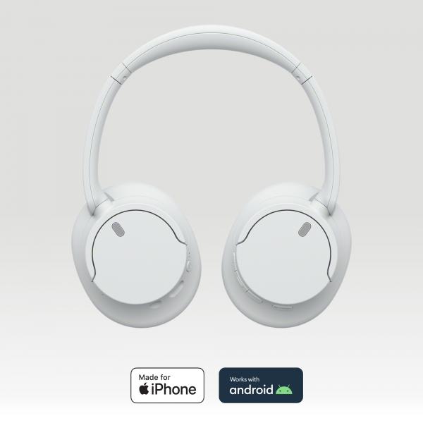 Auricolari Bluetooth con Microfono Sony WH-CH720 Bianco - Image 3