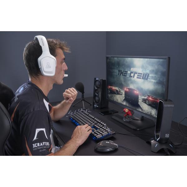 Auricolari con Microfono The G-Lab KORP-COBALT-W Bianco Senza Fili - Image 3