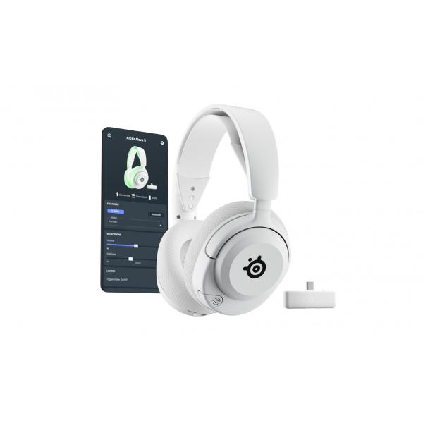 Auricolari con Microfono SteelSeries Arctis Nova 5X Bianco