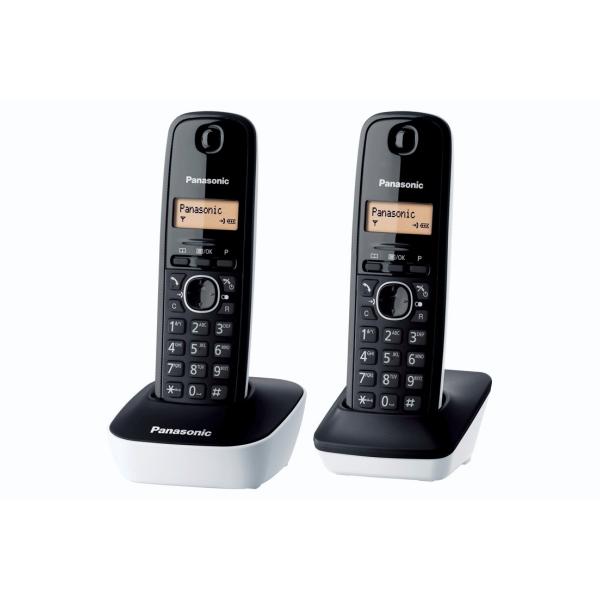 Telefono Senza Fili Panasonic KX-TG1612 Ambra Nero/Bianco