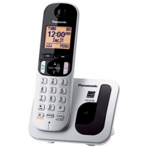Telefono Senza Fili Panasonic KXTGC210SPS Ambra Metallizzato