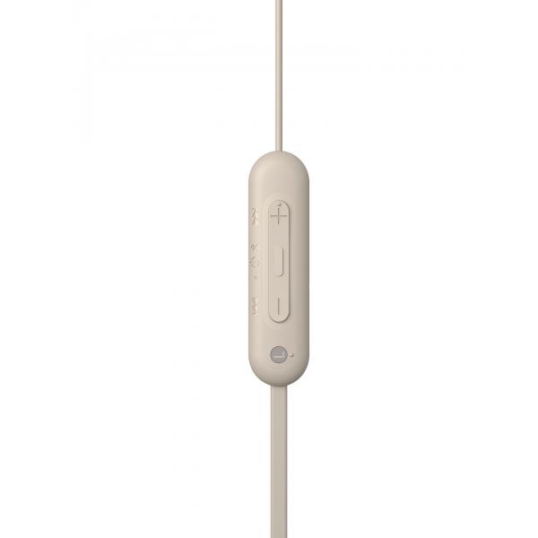 Auricolari Bluetooth Sony WI-C100 Beige - Image 3