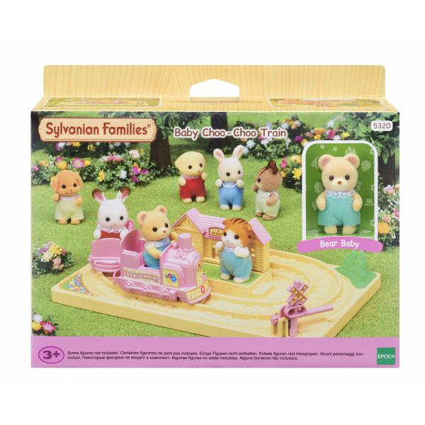 Playset Sylvanian Families The Chu-Chu Train and Baby Bear