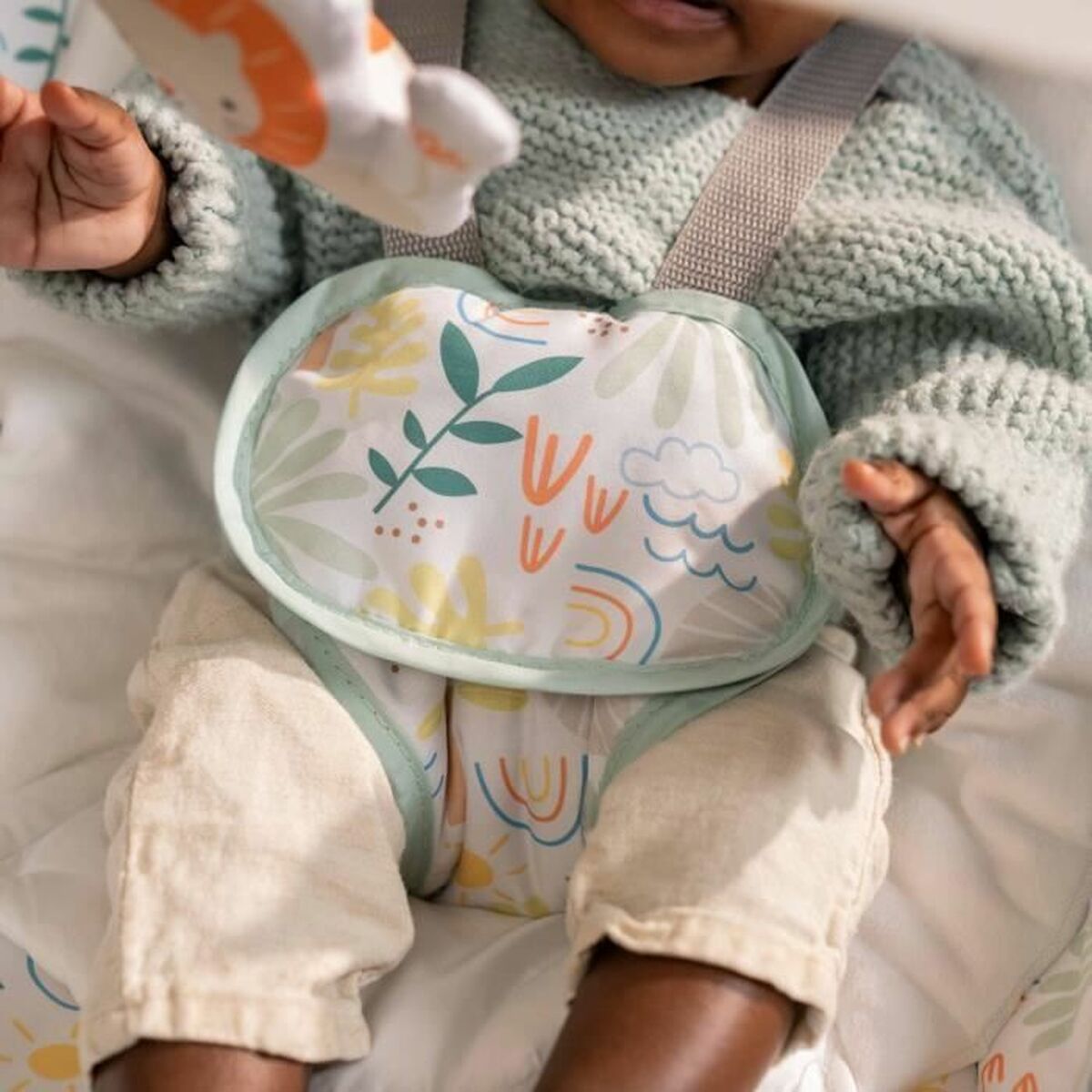 Amaca per Neonati Ingenuity Verde Grigio - Image 6