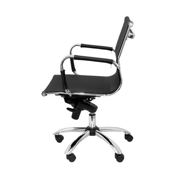 Poltrona da Ufficio Barrax confidente Piqueras y Crespo 204CBNE Nero - Image 4