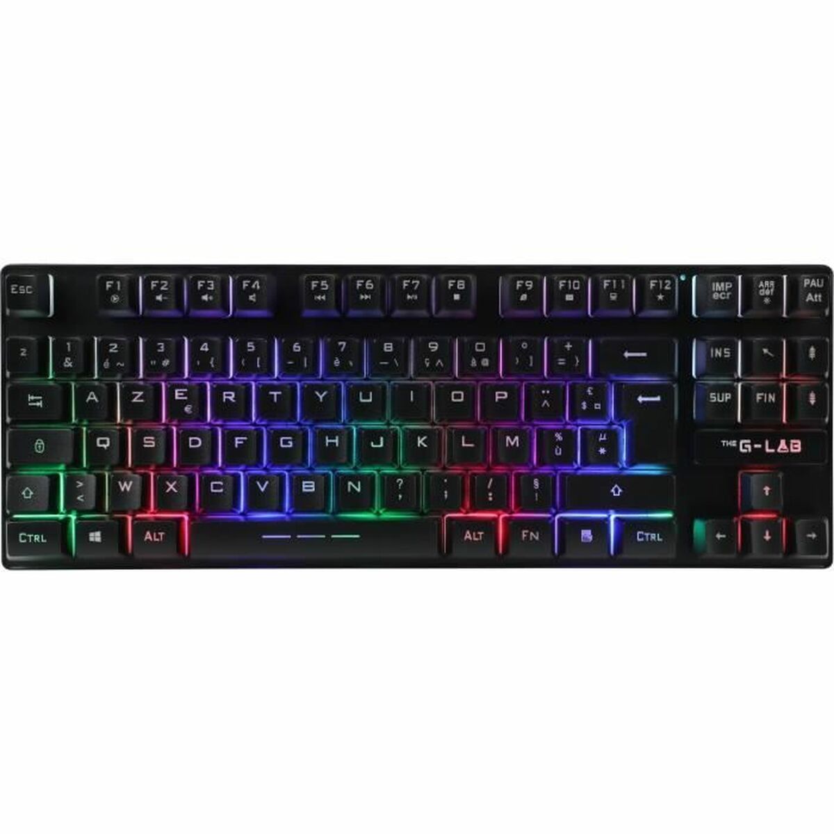 Tastiera per Giochi The G-Lab KEYZ CAESIUM TKL WIRELESS Nero AZERTY - Image 3