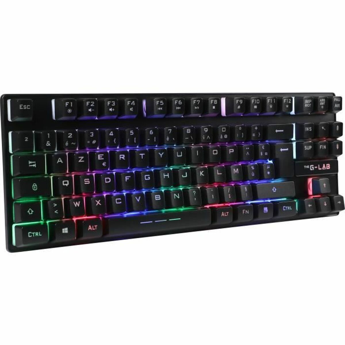 Tastiera per Giochi The G-Lab KEYZ CAESIUM TKL WIRELESS Nero AZERTY - Image 4