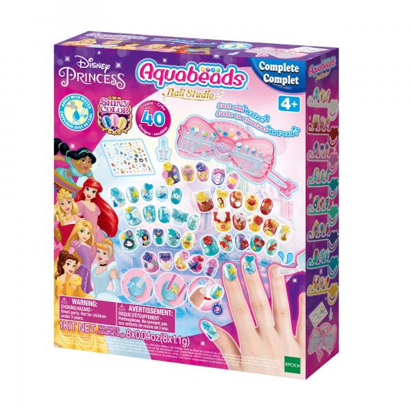 Set dei Manicure Aquabeads The Disney Princesses Manicure Box