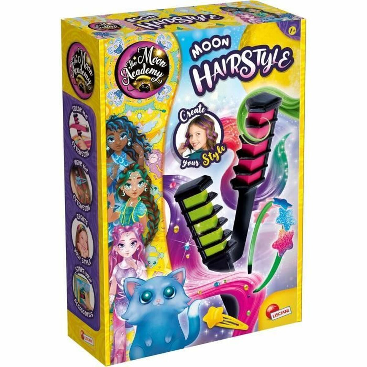 Set Prodotti per capelli da Bambino Lisciani Giochi The Moon Academy Moon Hairstyle