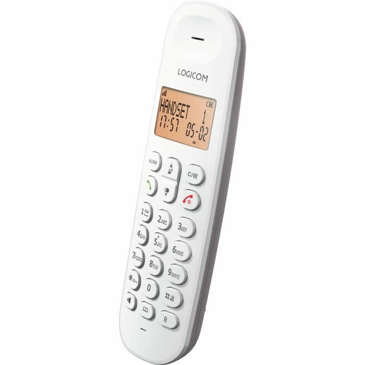Telefono Senza Fili Logicom ILOA 155T SOLO Marrone Grigio Taupé - Image 3