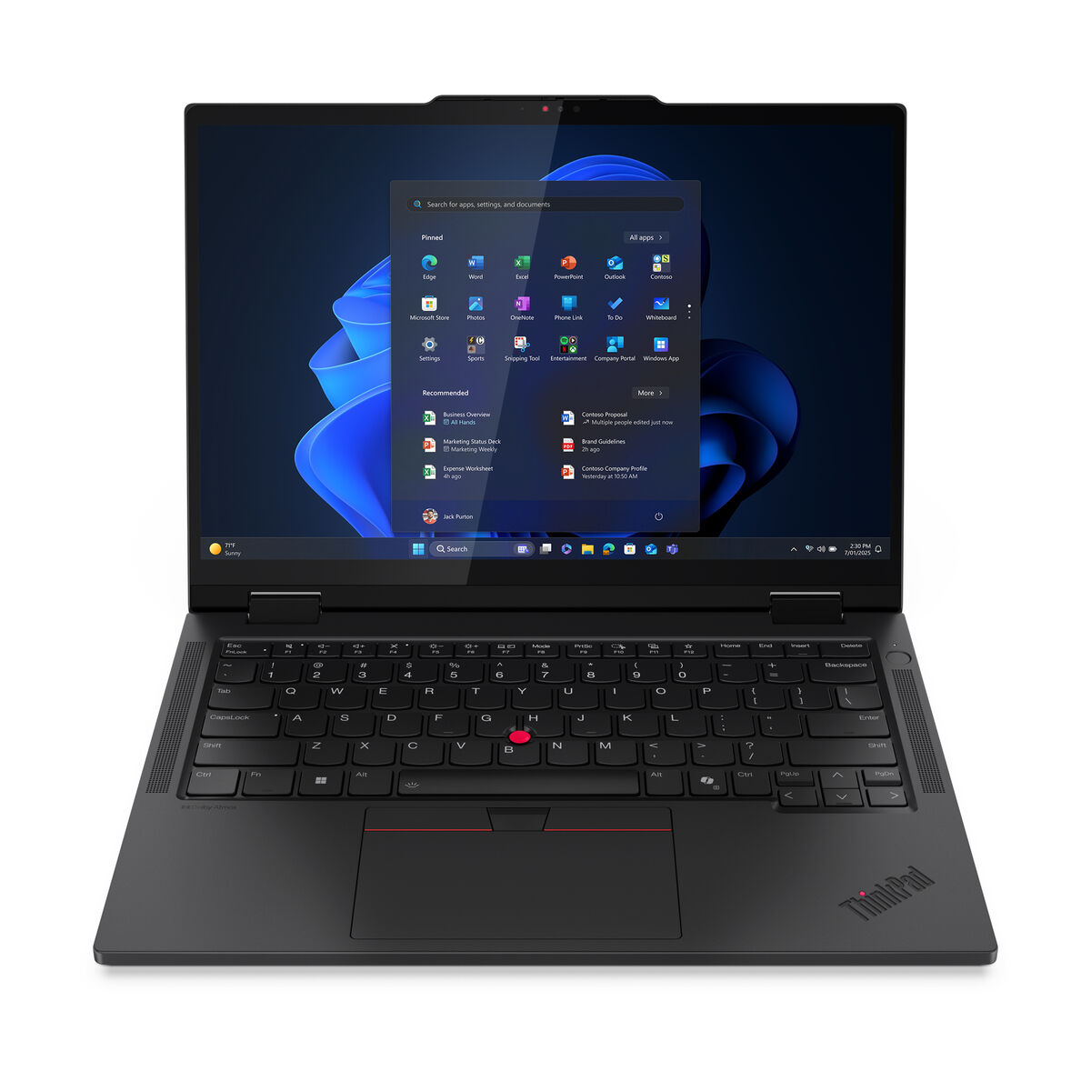 Laptop Lenovo ThinkPad T14s 2-in-1 Gen 1 14" 32 GB RAM 1 TB SSD Qwerty in Spagnolo