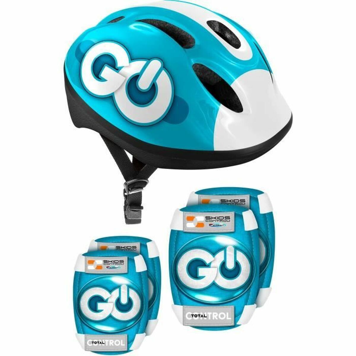 Protezioni Articolari per Cadute Stamp Azzurro