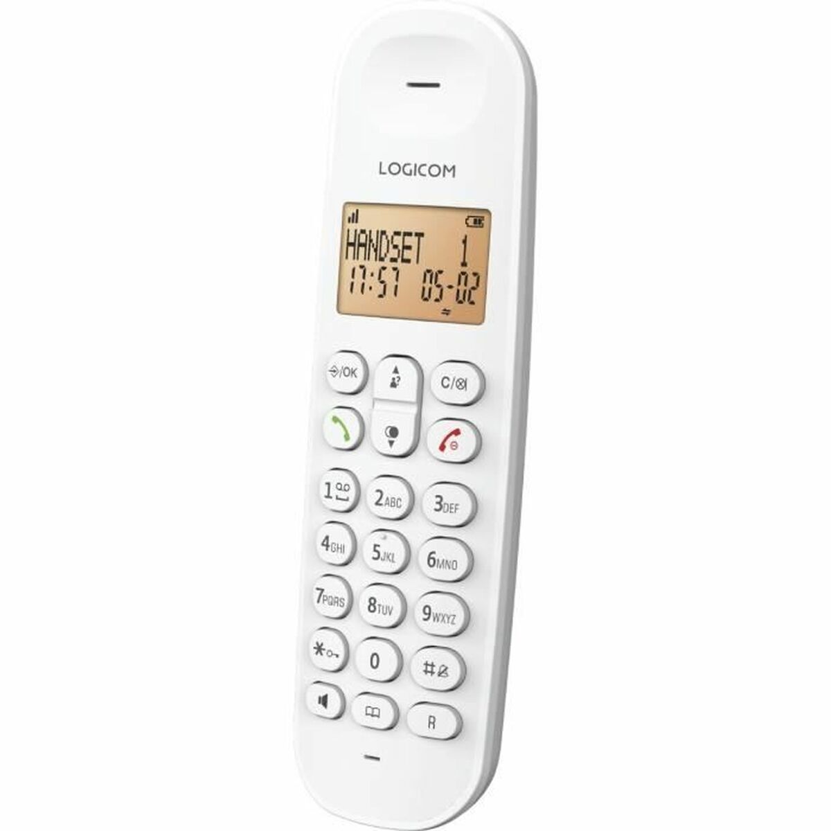 Telefono Senza Fili Logicom DECT ILOA 155T SOLO Bianco - Image 3