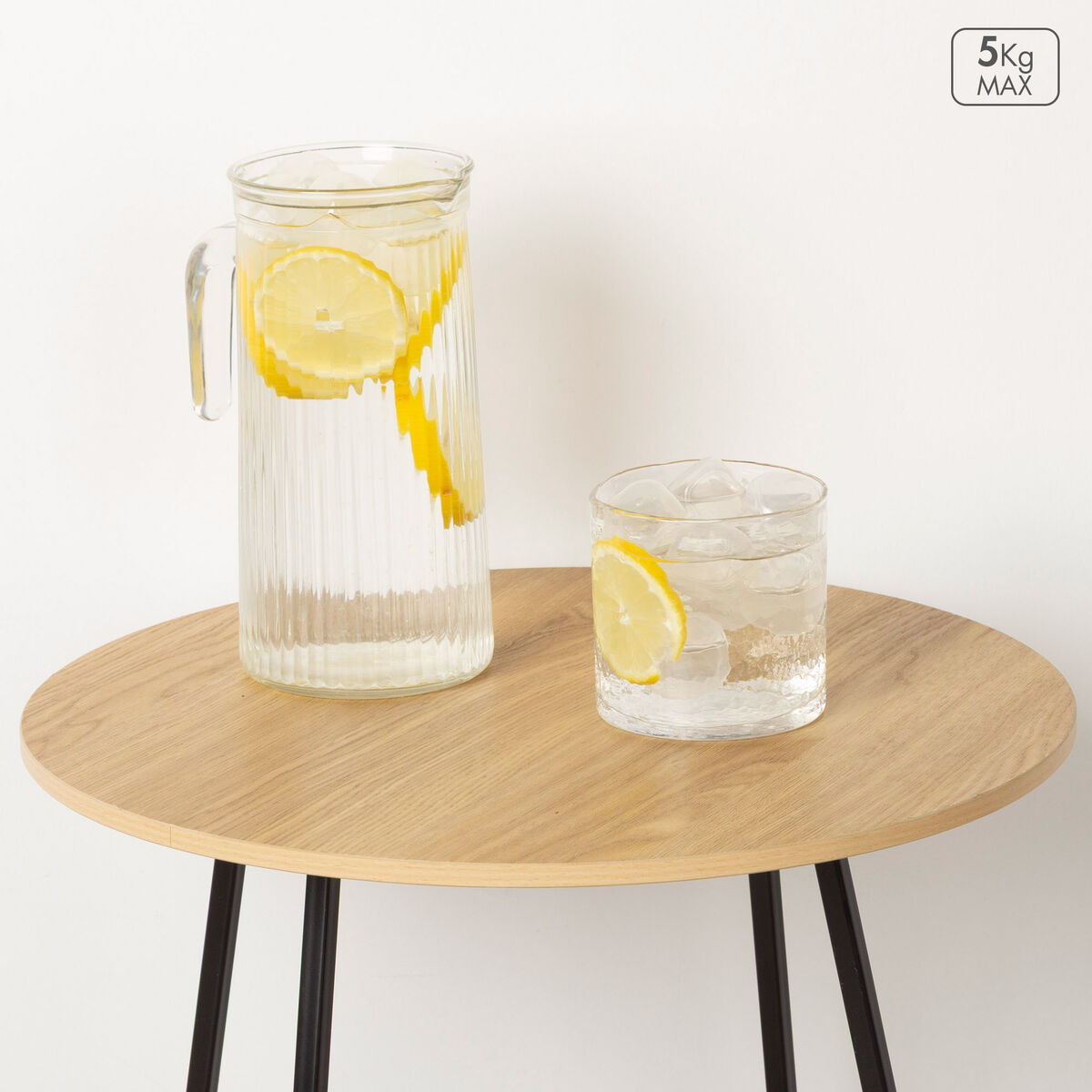 Appendiabiti Max Home Ferro Legno MDF (4 Unità) - Image 3