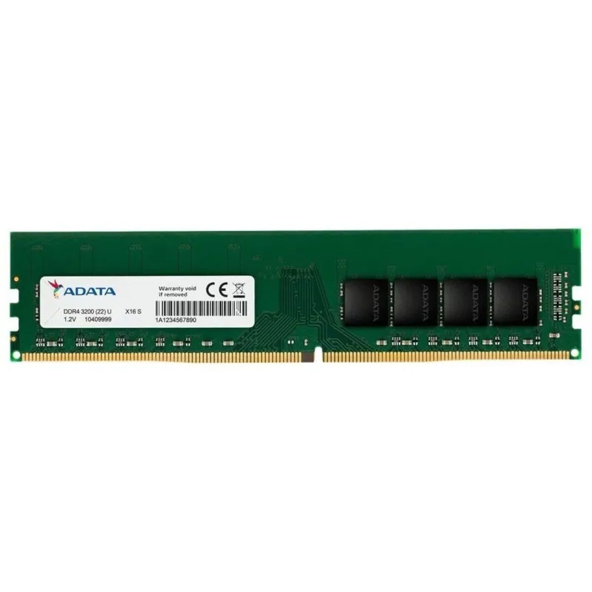Memoria RAM Adata AD4U320016G22-SBK DDR4 16 GB 3200 MHz CL22