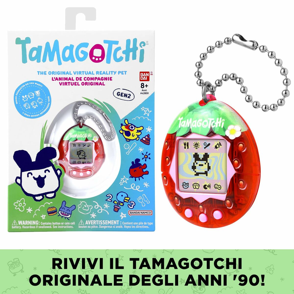 Animale Interattivo Tamagotchi Fresh Strawberry - Image 6