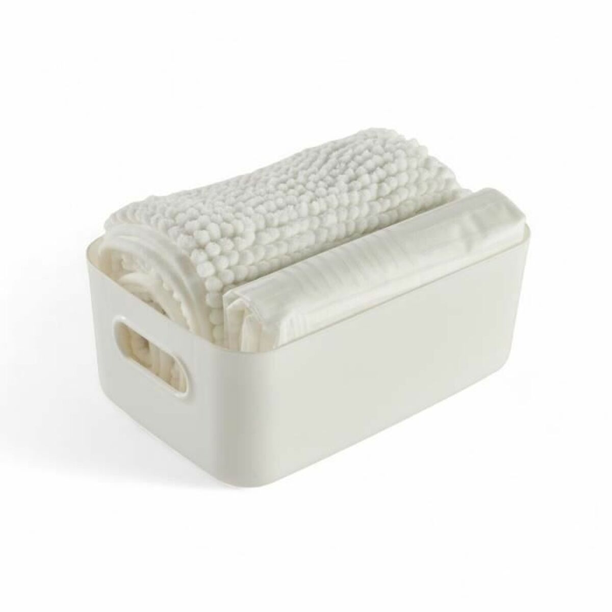 Set da Bagno TODAY HOY - UTILIDAD Bianco Plastica 3 Pezzi