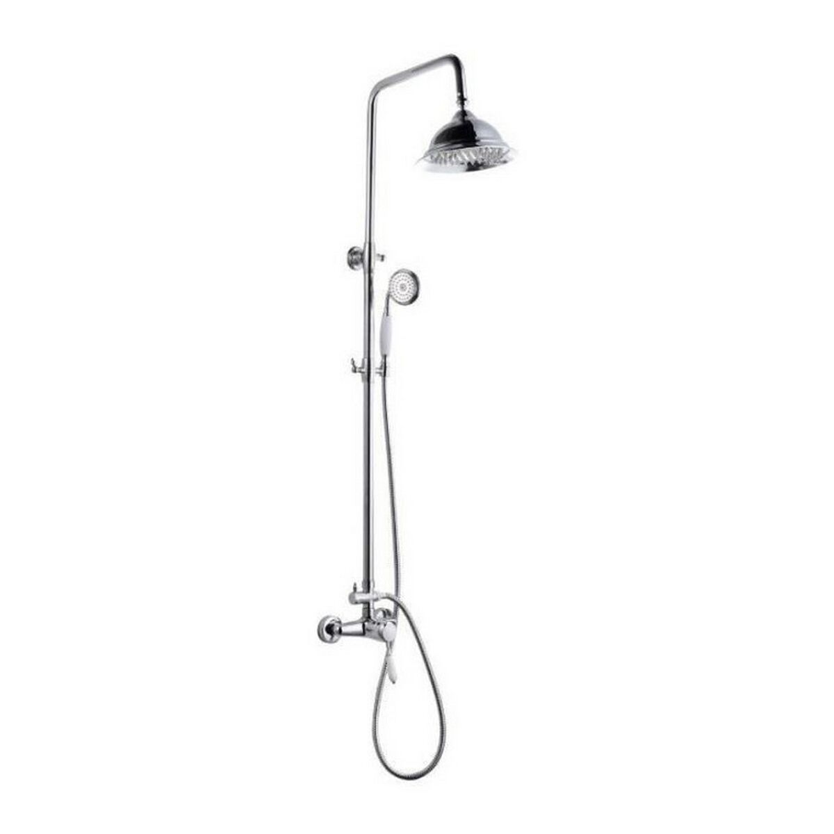 Colonna doccia Rousseau Grigio Chrome 150 mm