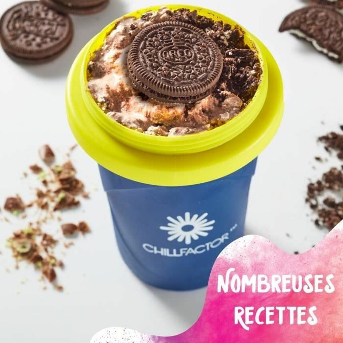 Bicchiere per Fare Gelati e Granite con Ricette Bandai Chillfactor Granita Mug Rose Plastica - Image 6