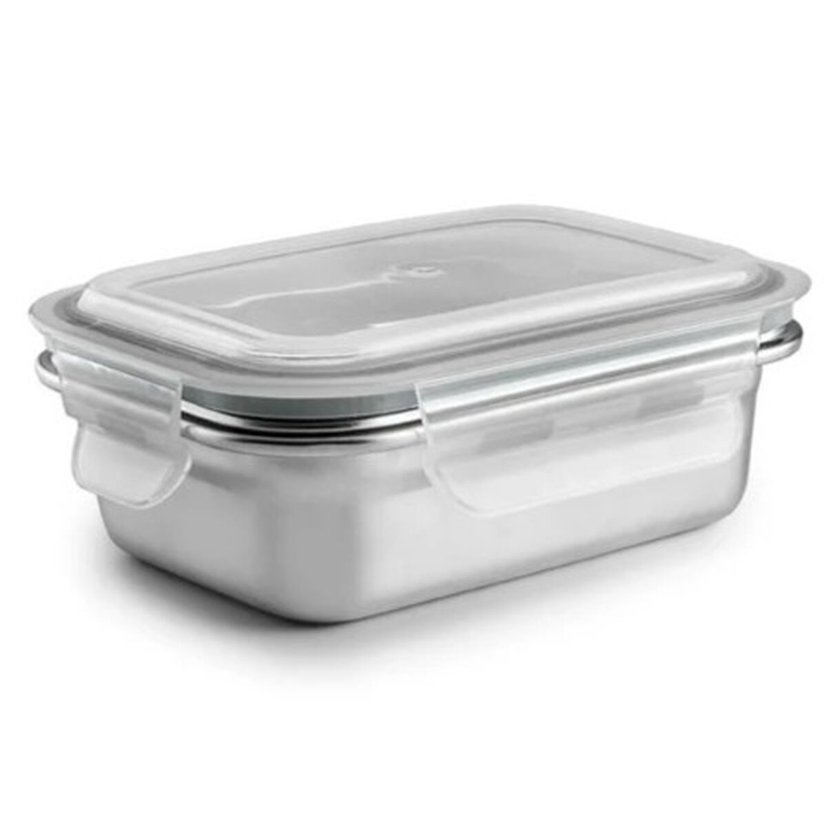 Porta pranzo Ibili 669304 Argentato Acciaio inossidabile Rettangolare 400 ml