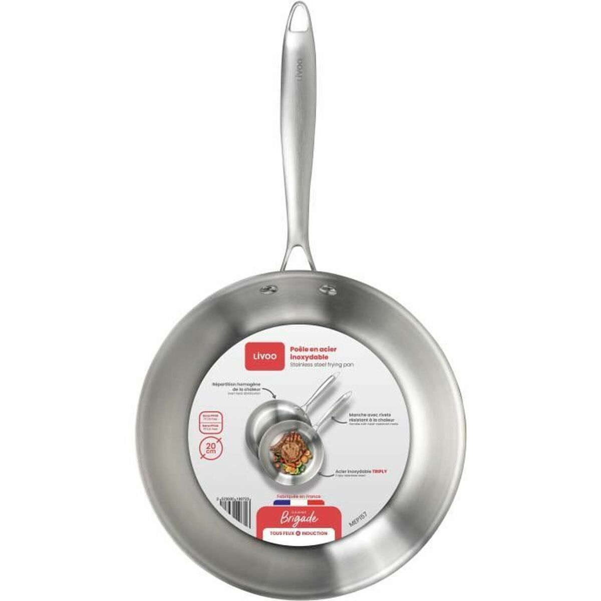 Padella Livoo Acciaio inossidabile Acciaio Ø 20 cm - Image 4