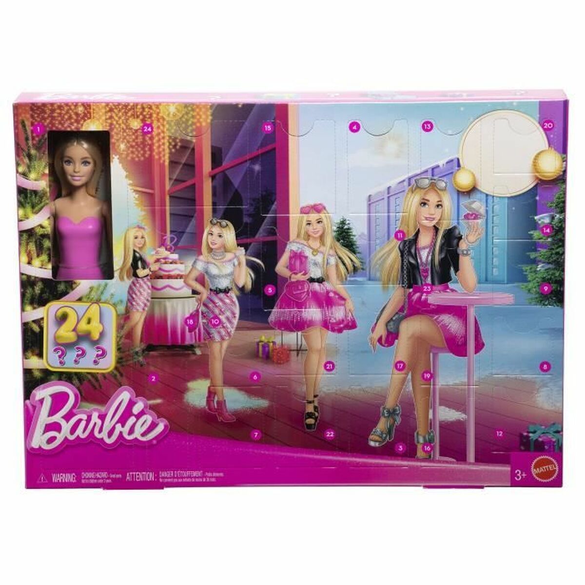 Calendario dell'Avvento Barbie (24 Pezzi)