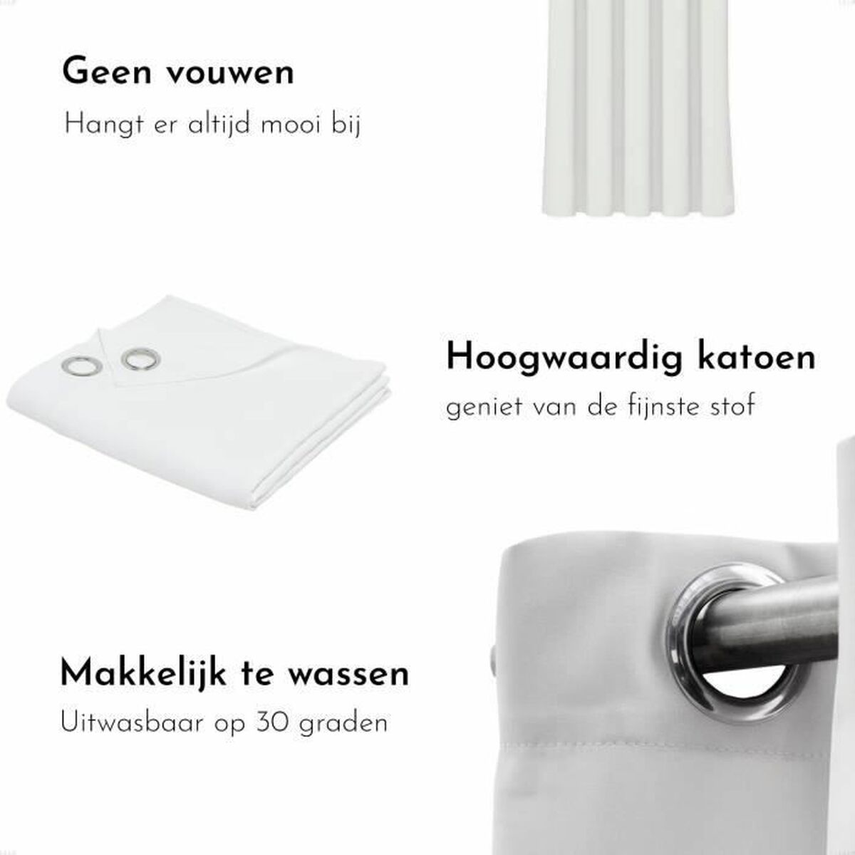 Tenda TODAY Essential Bianco 140 x 240 cm - Image 5