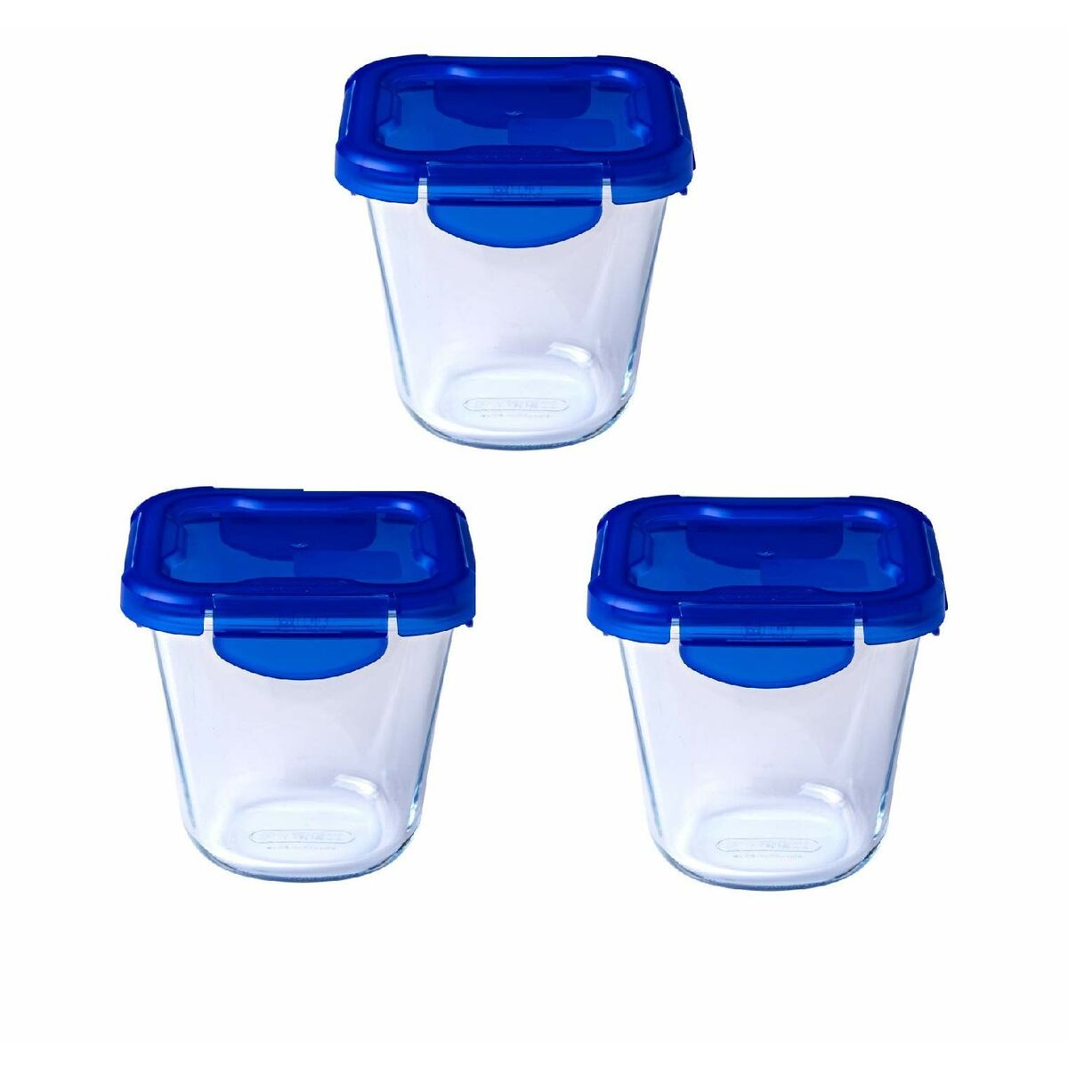 Set di scatole porta pranzo Pyrex Trasparente 3 Pezzi