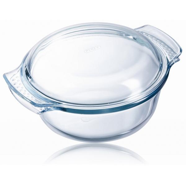 Casseruola con coperchio in vetro Pyrex 118A000/5043 Trasparente Vetro