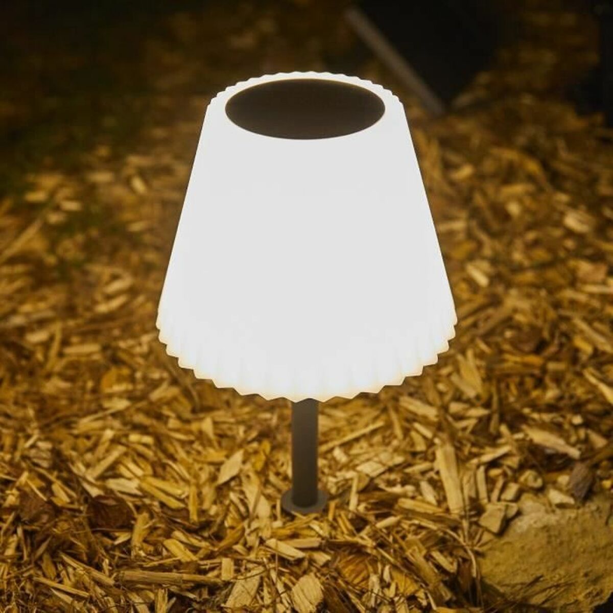 Lampada da tavolo Lumisky Lady Spike Bouffant Bianco Metallo - Image 3