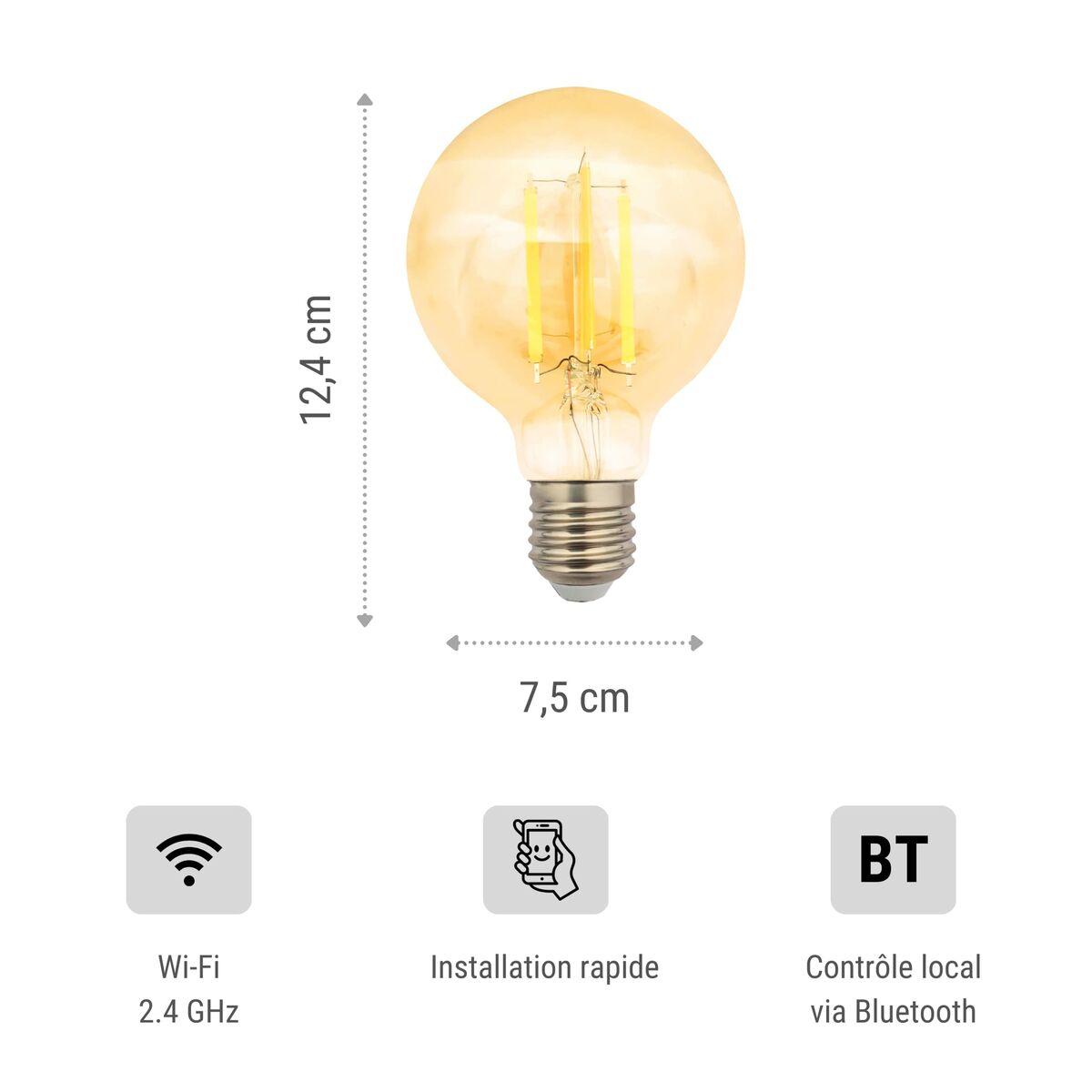 Lampadina Intelligente Konyks e27 E27 (6500 K) - Image 3