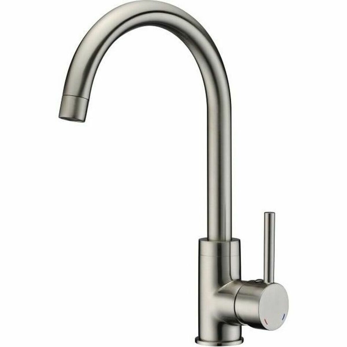 Rubinetto Monocomando Rousseau 4060404 Grigio Acciaio inossidabile Ottone